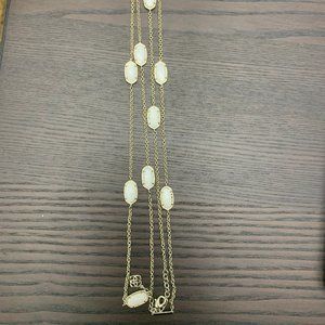 Kendra Scott Elisa Necklace White Custom